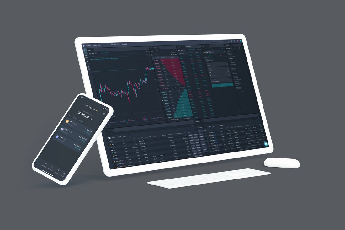 The EQONEX trading screen