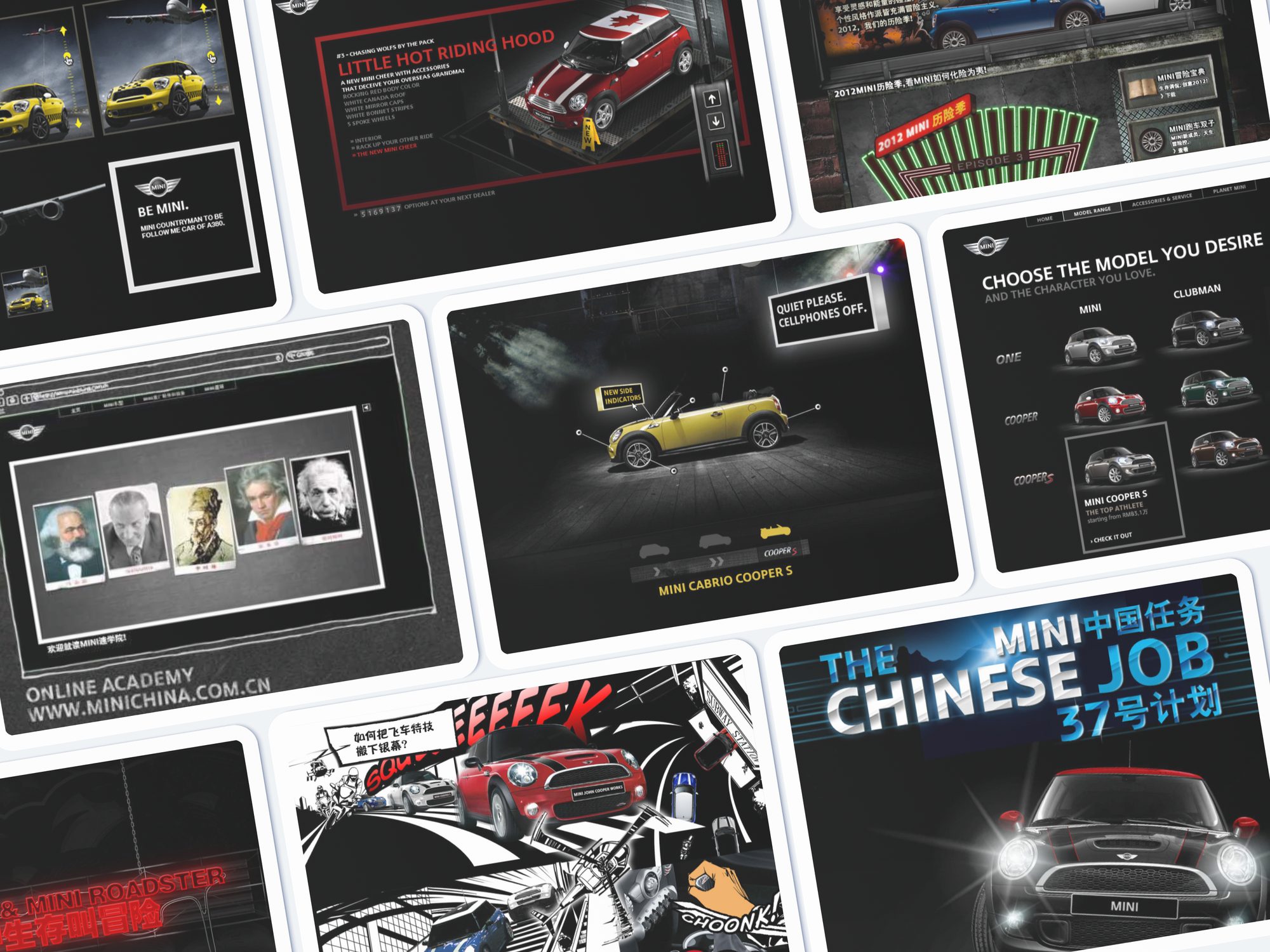A patchwork of MINI China digital projects