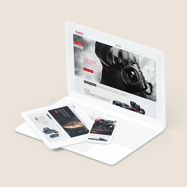 Canon Asia website